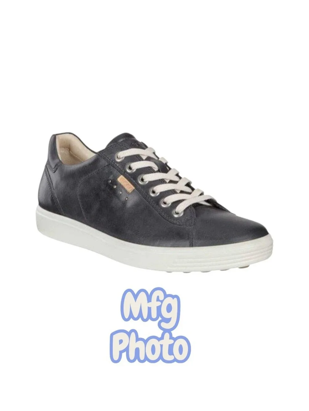 Ecco Leather Soft Sneakers, Womens 38 EU (7-7.5 US) - Picture 1 of 11
